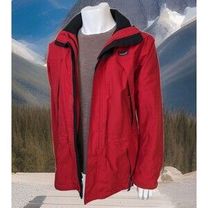 Patagonia Storm Jacket Gore-Tex Multi-Season Shell Hood Red Men's S SEE DESC